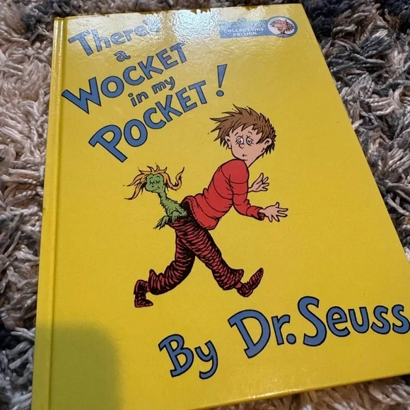 THERES A WOCKET IN MY POCKET hardcover Dr Seuss book - Picture 2 of 5